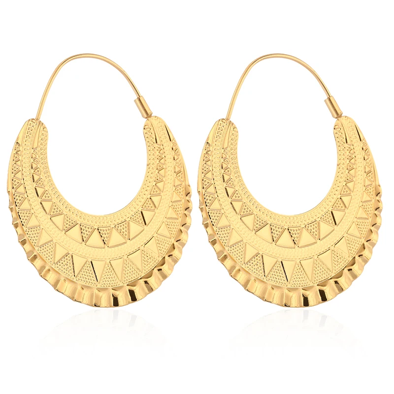 Женские серьги в эфиопском стиле Ethlyn лидер продаж 2016 эфиопское золото E02|earrings