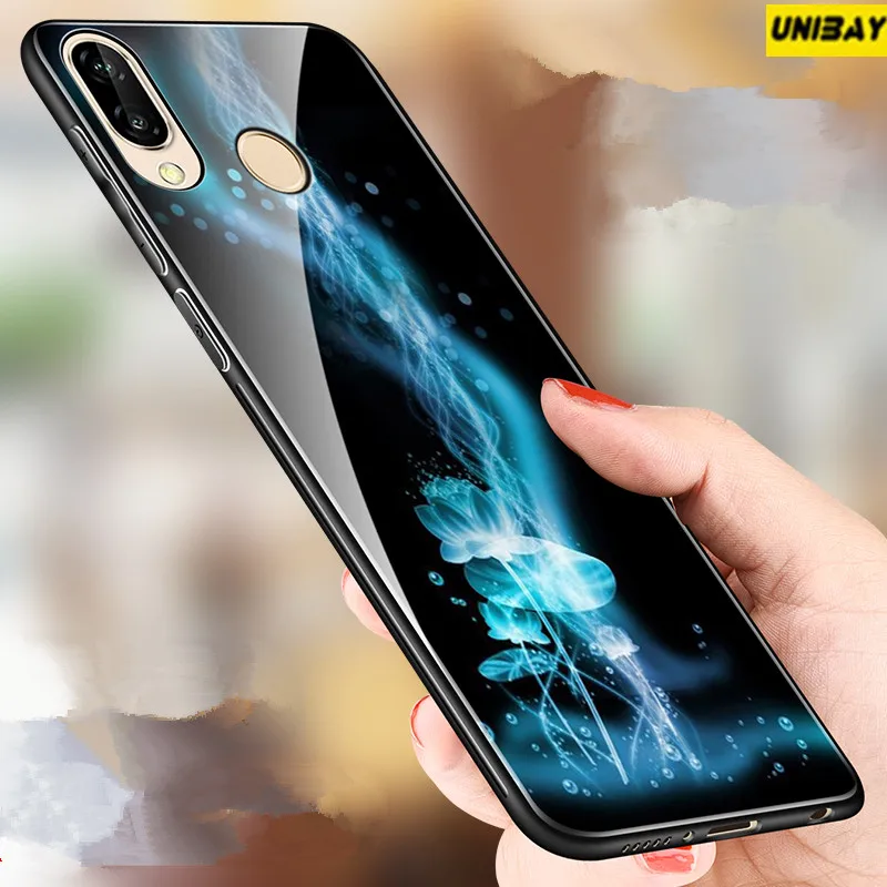 Huawei nova 3e чехол противоударный huawei P20 Lite случае 9 H закаленное Стекло задняя крышка
