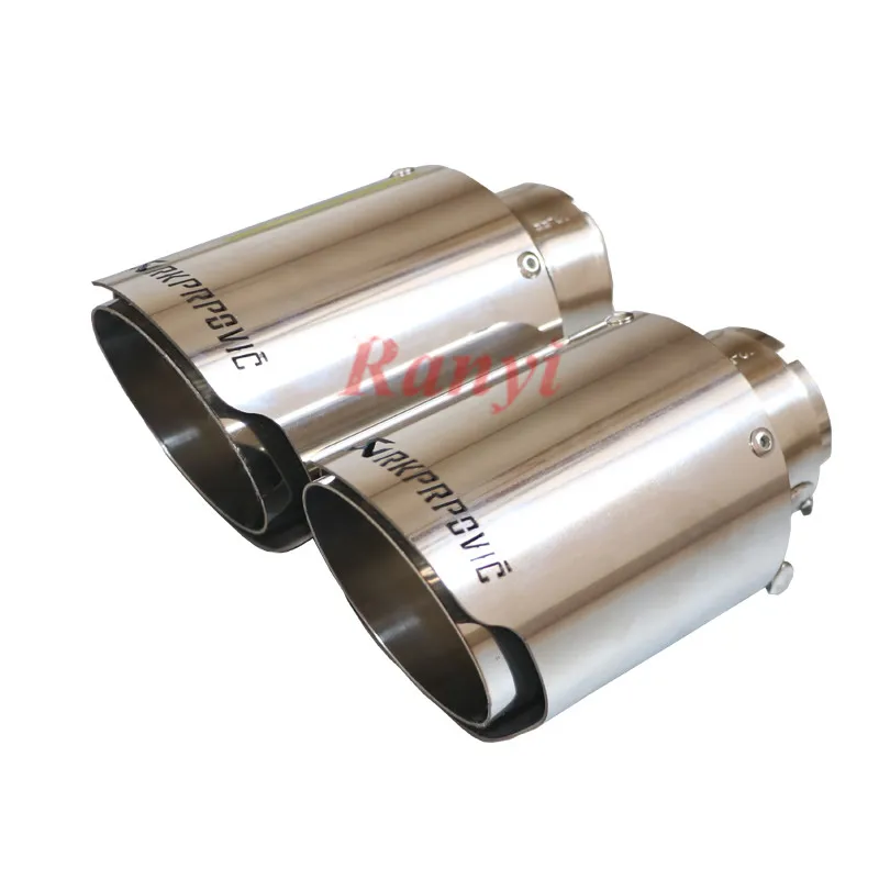 Новейший стиль Akrapovic 304, нержавеющая сталь, универсальная выхлопная система, Концевая труба+ Наконечник Выхлопной Трубы для автомобиля, 1 шт