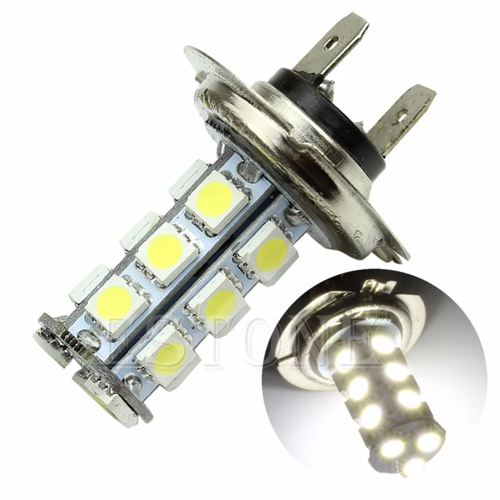 H7 5050 18 SMD светодиодный чистый белый автомобиль лампы Противотуманные фары для