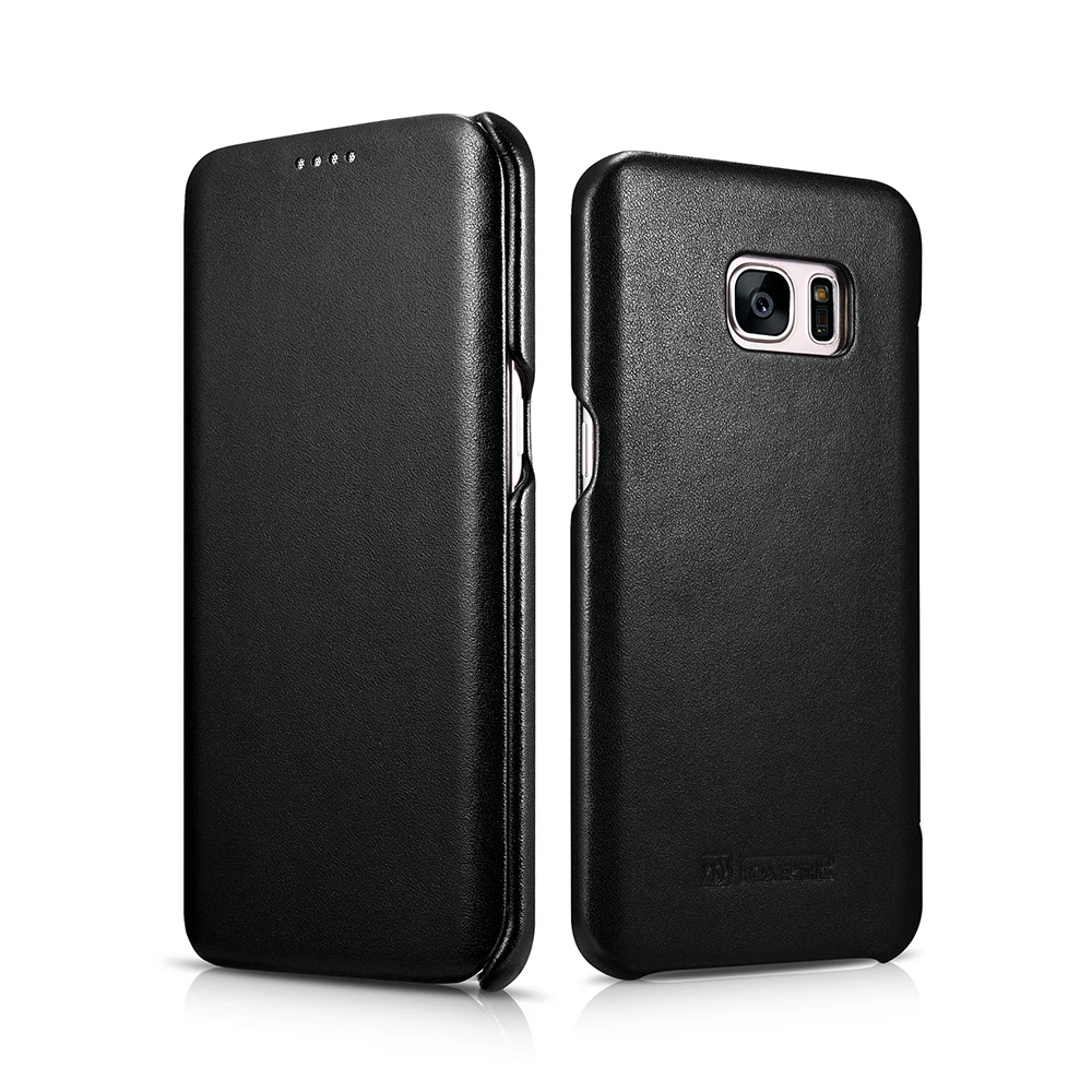 Оригинальный ICARER роскошный стильный чехол из натуральной кожи для samsung Galaxy S7/S7 Edge
