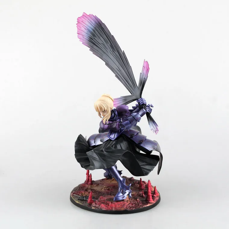 Huong аниме Fate/stay night 19 см черный меч ПВХ фигурка Коллекционная модель игрушки|model