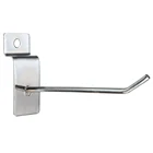 KSOL 25 x Slatwall одиночный крюк контактный магазин дисплей штуцер вешалка 100 мм