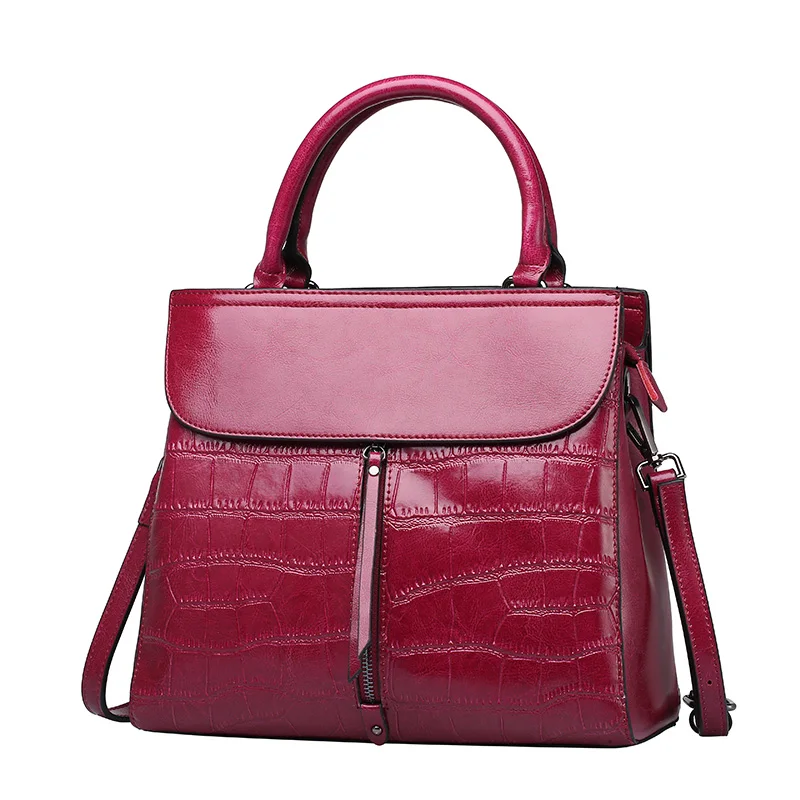 Женские сумки из натуральной кожи модные дизайнерские через плечо 2019|leather bags