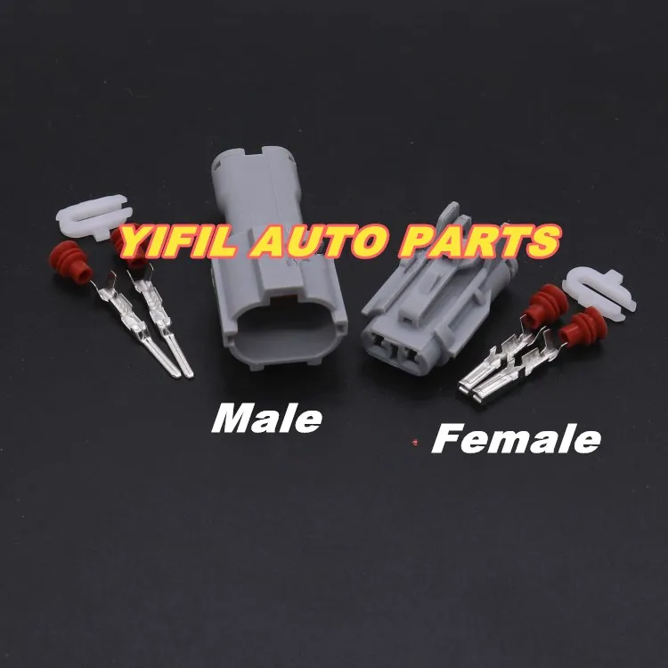 

10 pcs 2Pin Female And Male Auto Waterproof Electrical Wire Connectors Fog lights Plug DJ7021-1.8-11/21