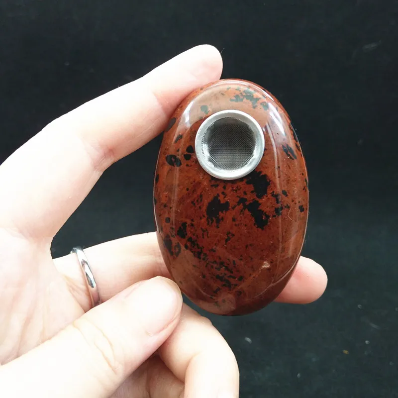 

100% natural red obsidian quartz crystal smoking pipe wands reiki healing gifts wholesale price