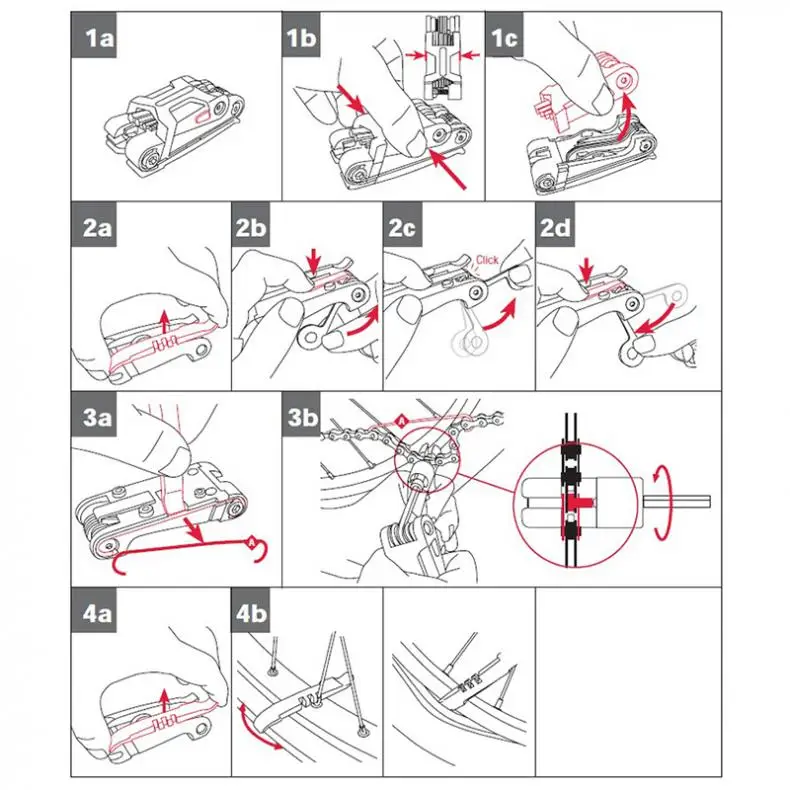 

DUUTI 18 in 1 Bike Multi Repair Tools Set Kits Folding Screwdriver Hexagon Wrench Set Chain Rivet Mountain Bicycle Tool Sets