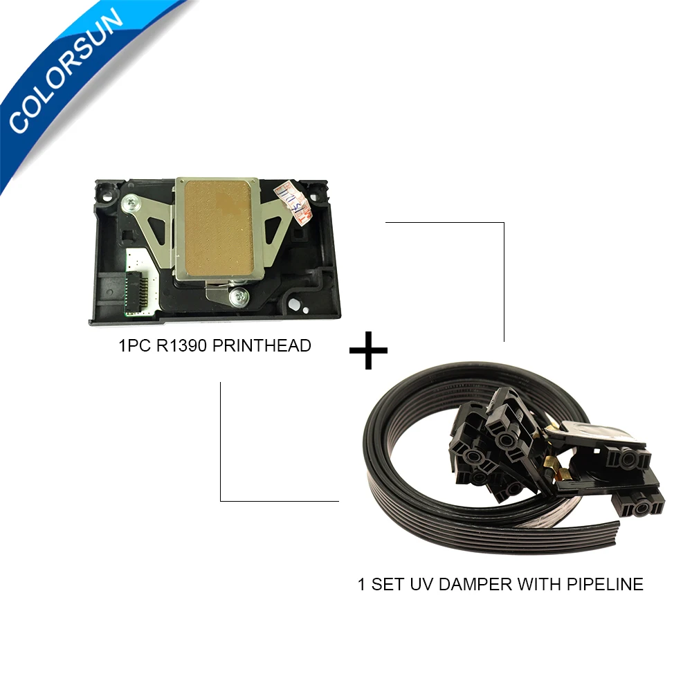 Оригинальная печатающая головка F173050 для Epson 1390 1400 1410 1430 R1390 R360 R265 R260 R270 R380 R390 RX580 RX590