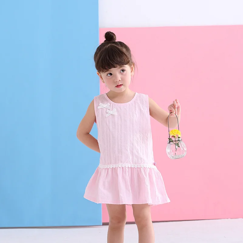 Baby Girl Dress Clothes 2019 High Quality Summer Party Dresses 1-6 Years Sleeveless O-neck Vestidos Mujer Kids Clothing | Детская одежда