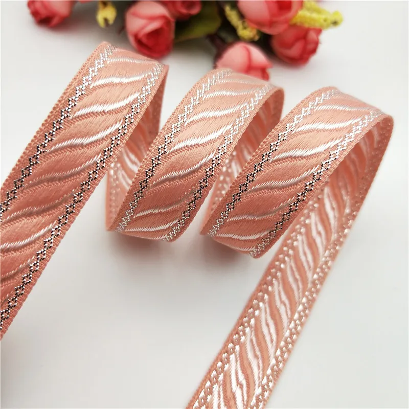 10 ярдов/набор серебряных атласных лент для свадьбы украшения рождественской