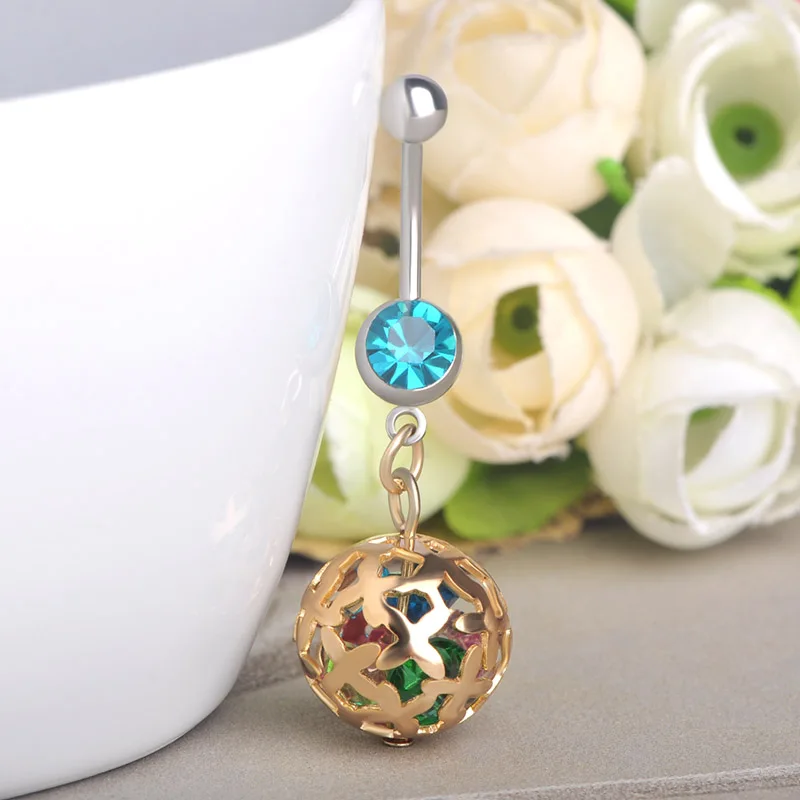 Женское кольцо с пупырышками из нержавеющей стали длинное пляжное бикини