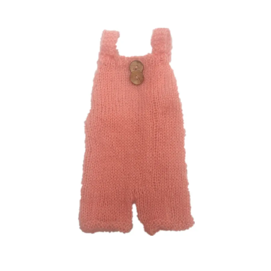 neonatal beauty mom suspenders hand-woven wool boy girl soft mohair suit |
