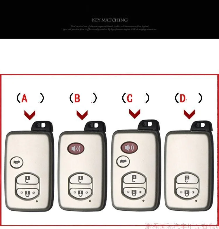 Leather Car Key Case Cover For Toyota Land Cruiser Prado 150 Camry Prius Crown For Subaru 2013 Foreste Outback XV legacy