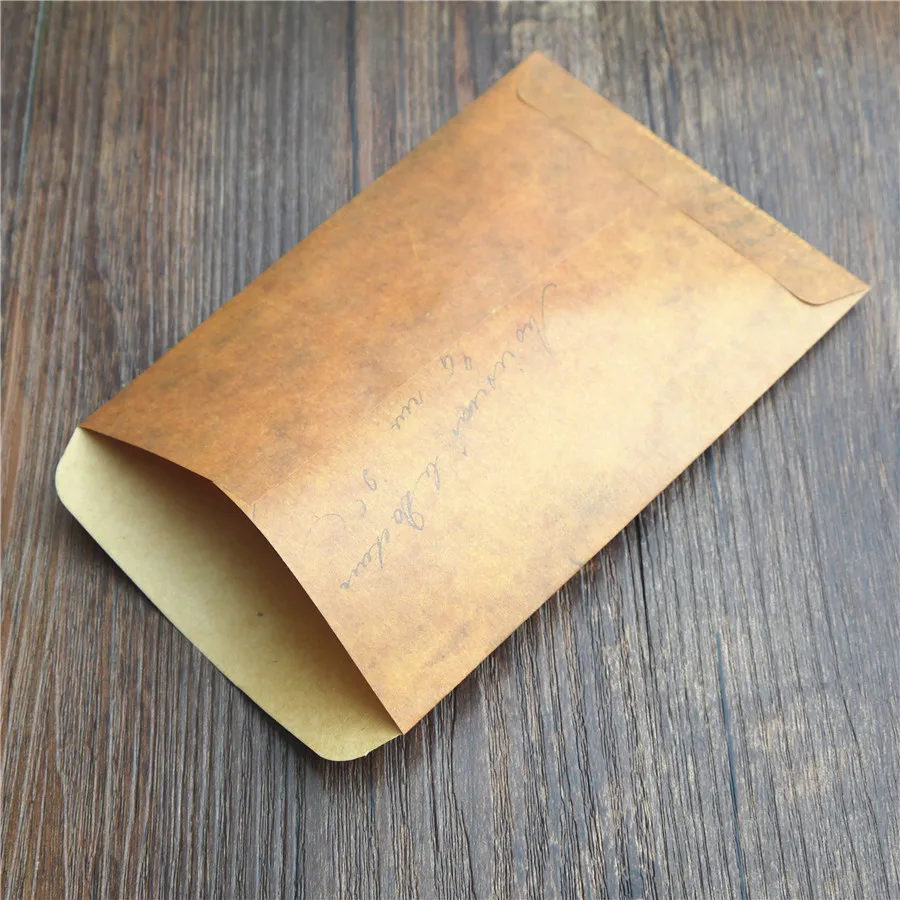 Винтажный конверт из крафт бумаги в стиле ретро 11 х16 см|bag vintage|bag printbag seal |