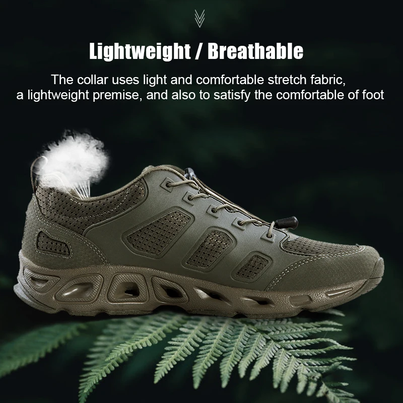 FREE SOLDIER outdoor sports camping tactical military upstream shoes hiking waterproof breathable quick-drying for men | Спорт и