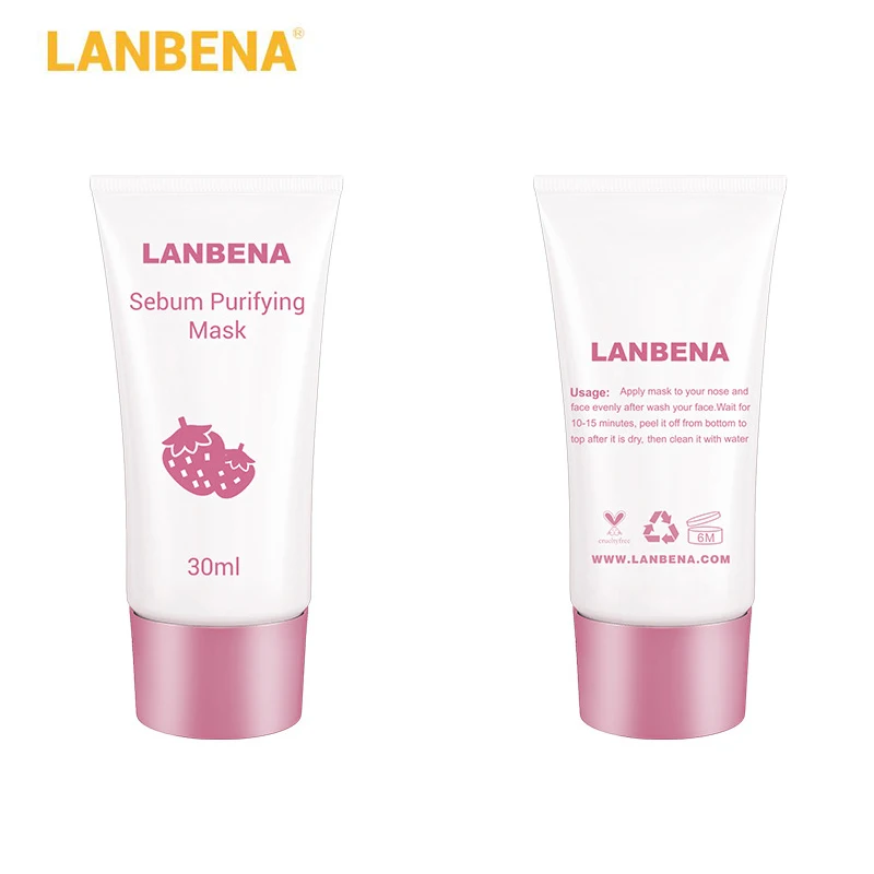 LANBENA клубника чистый нос себум очищающий удаляет черные точки лечение акне