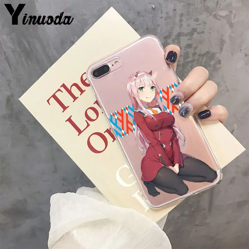Yinuoda дорогой в FRANXX ZERO два клиента высококачественный чехол для телефона iPhone 8 7 6 6S