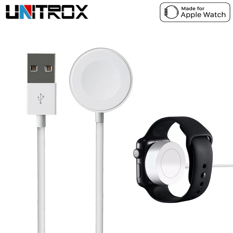 Магнитное Беспроводное зарядное устройство для Apple Watch 1 м/3 3 фута USB кабель