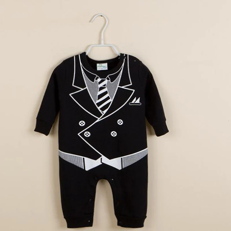Baby Boys Romper New 2020 Fashion Cotton Infant Tie Jumpsuit Clothing Toddler Climbing Clothes |