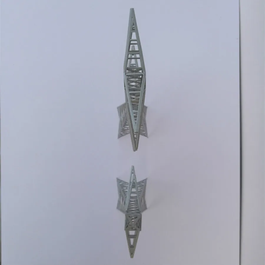 

Sand Table Model High Voltage Tower Transmission Tower Cable Tower Model Plastic Barrel Tower