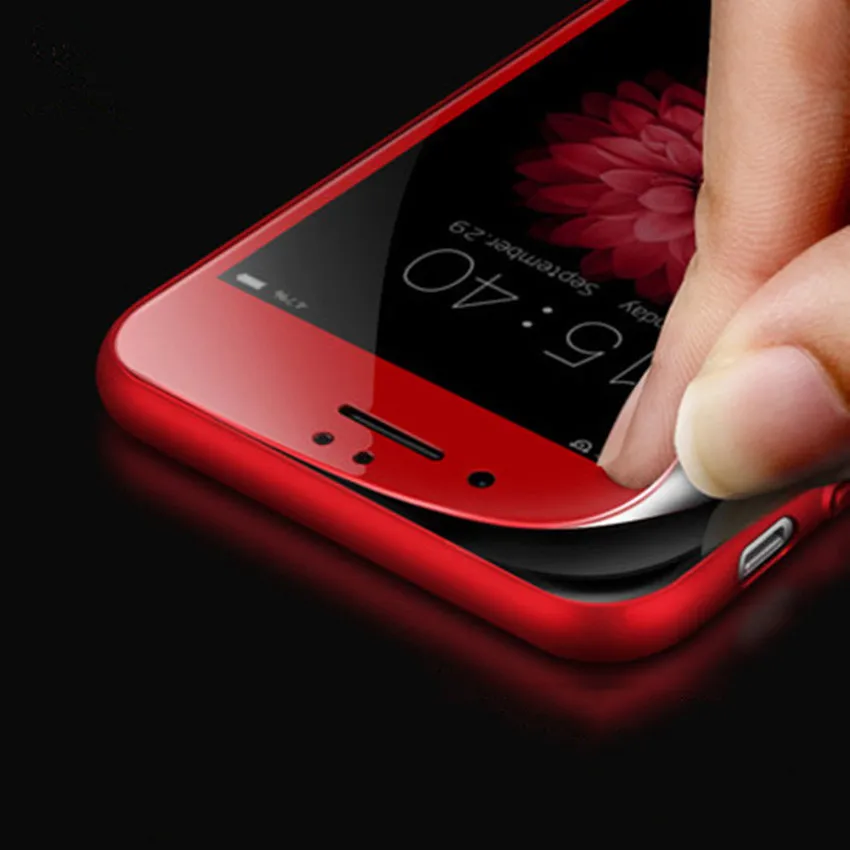 Закаленное Стекло мембраны Экран Плёнки Protector кожи чехол для iPhone 6 4.7 дюймов Plus 7
