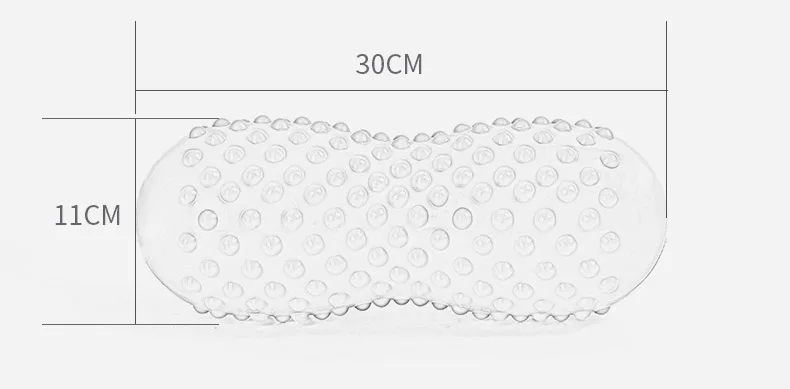 30*11 см Myofascial релиз фитнес арахисовый Массажный мяч фасции массажер роликовый Пилатес Йога Подушка мышцы РЕЛЕКС Резина