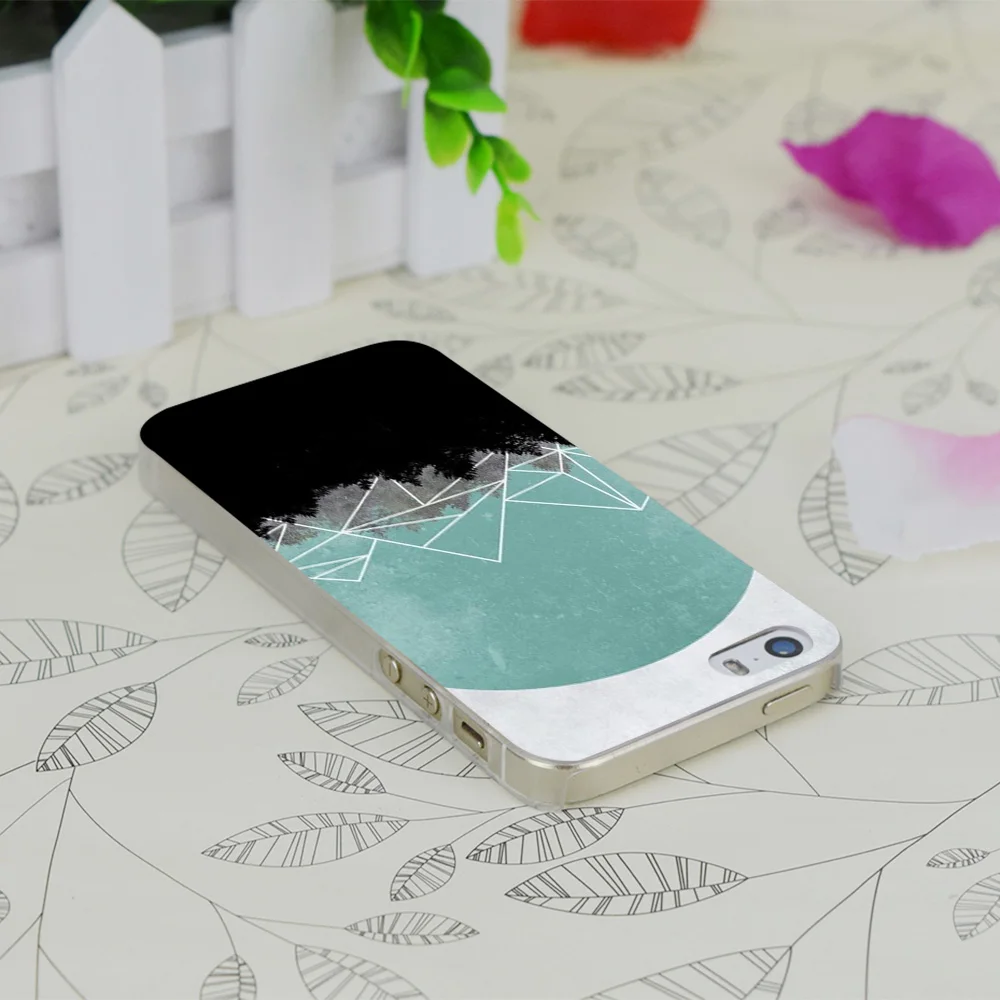 C2411 абстрактный лес Прозрачный Жесткий Тонкий чехол для Apple IPhone 4 4S 4G 5 5G 5S SE 5C 6 6S Plus |