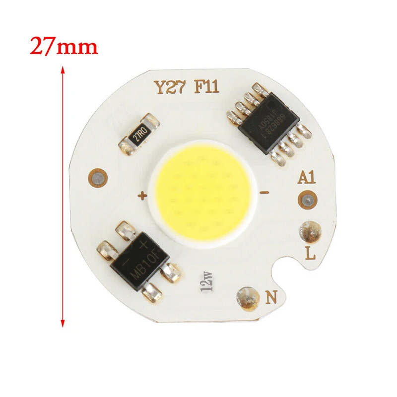 10 шт. Смарт IC драйвер лампы монолитный блок чиповых светодиодов лампочка прямая