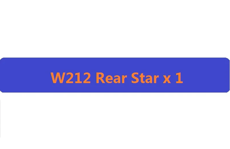 W212 Rear Star 3D Хром е класс W212 W213 эмблема E200 E300 E320 E350 буква авто наклейка значок для автомобиля Логотип Эмблема Для Mersedes Mercedes Benz AMG - Цвет: W212 Rear Star