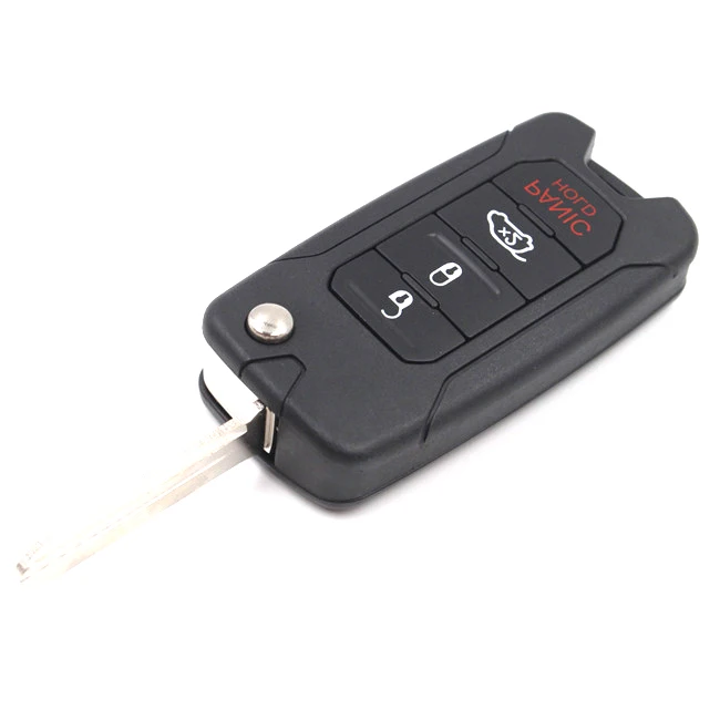 Keyecu флип Замена дистанционный ключ брелок от машины 433 МГц ID46 для Chrysler 200 300 Sebring PT