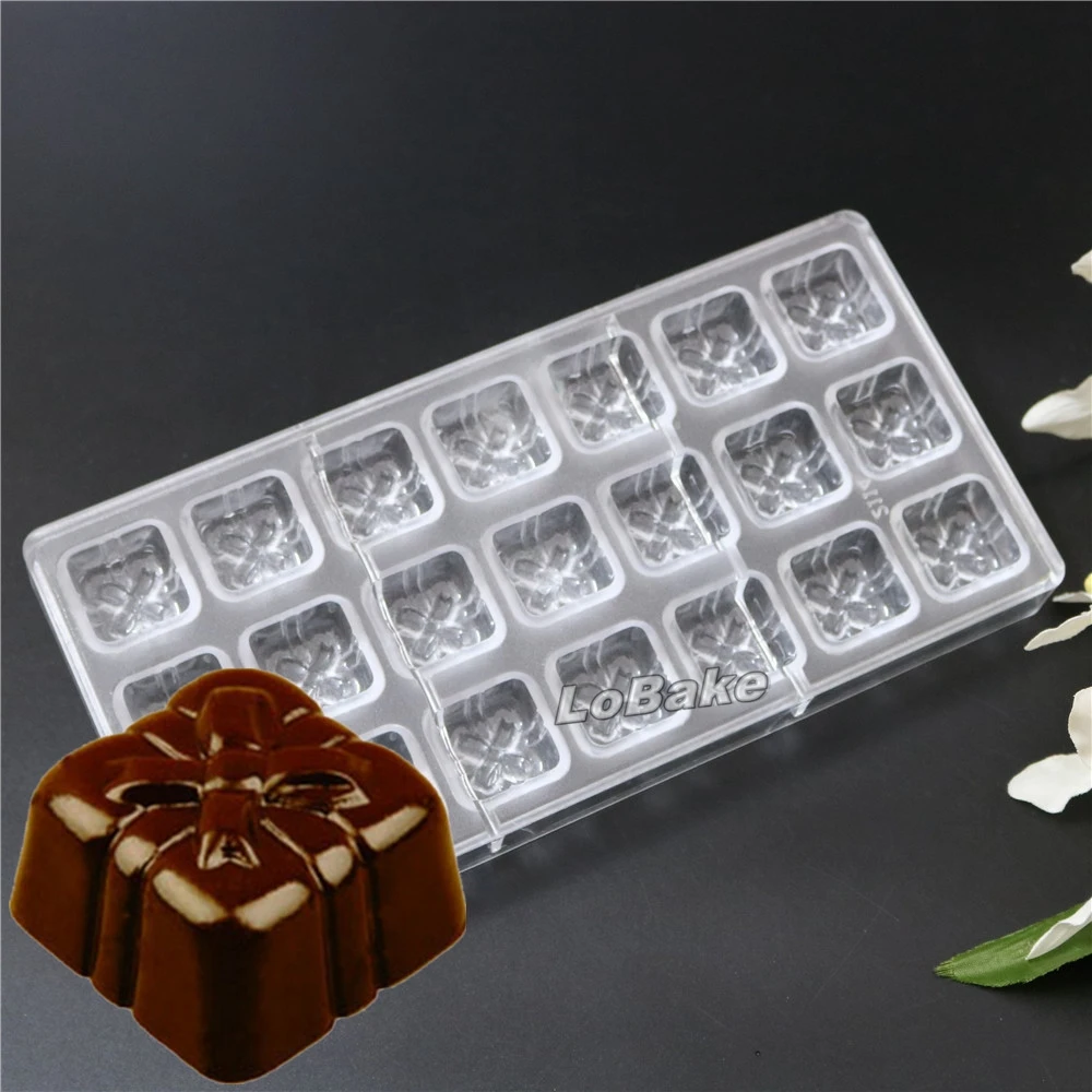 21 полостей Подарок cake box форма PC Поликарбонат пластиковые формы для шоколада ice cube