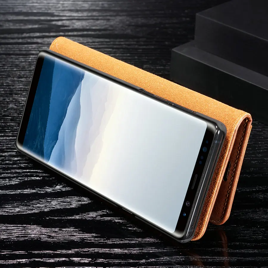 Магнитный чехол-кошелек DG.MING 2 в 1 для Samsung Galaxy Note 9 съемный откидной кожаный чехол 8
