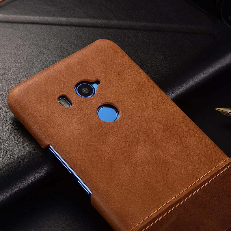 Чехол для htc U11 Plus KEZiHOME роскошный хит цветной натуральная кожа твердый задняя