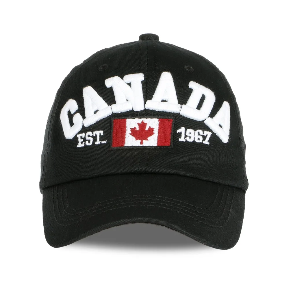 Новое поступление хлопок Gorras канадский бейсбольный CapBA378 флаг Канады бейсболка