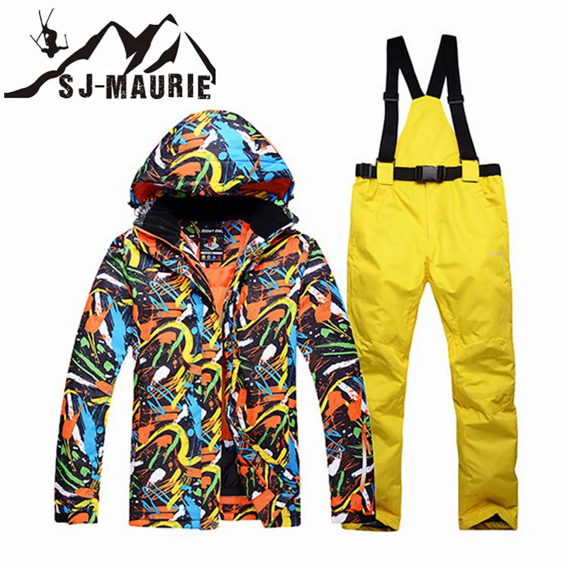 Зимний лыжный костюм женские брендовые высококачественные лыжные куртки и брюки