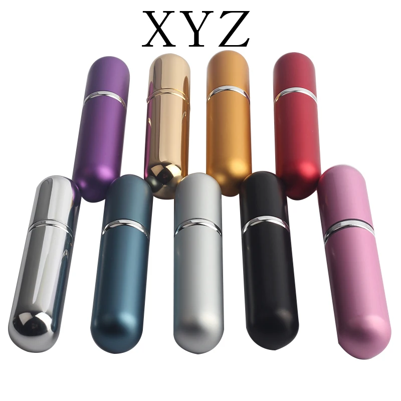 

Hot 5ml Fillable Portable Mini Perfume Bottle Traveler Aluminum Spray Atomizer Empty Pots 1pcs9 Colors Available
