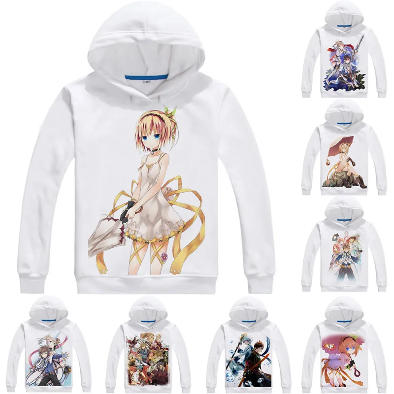 Толстовки с капюшоном сказки зестирии разные стили толстовки для косплея Naoki