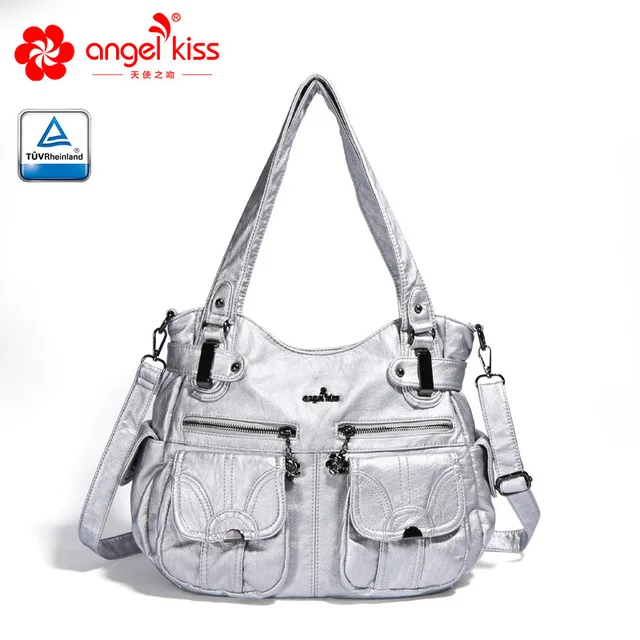 Angelkiss модная приятная на ощупь повседневная из искусственной кожи сумка тоут