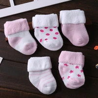 5pcs newborn baby socks unisex wool cotton baby girl boy socks 0 12 months baby accessories