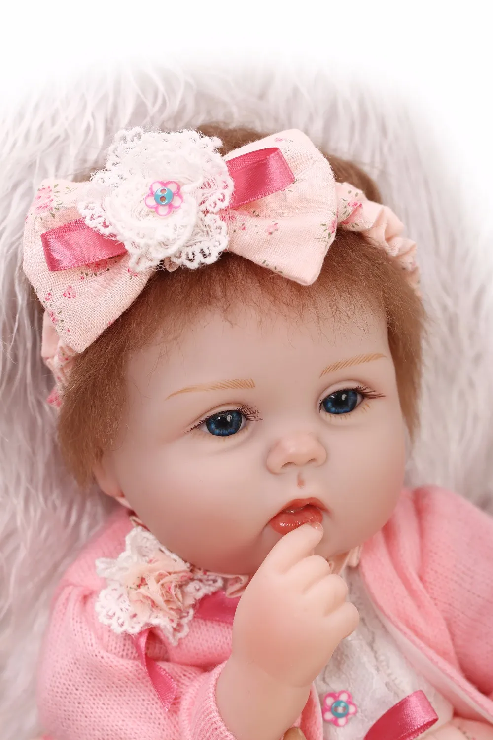 NPKCOLLECTION силиконовые куклы Reborn 40 см Очаровательная кукла игрушки для девочек boneca