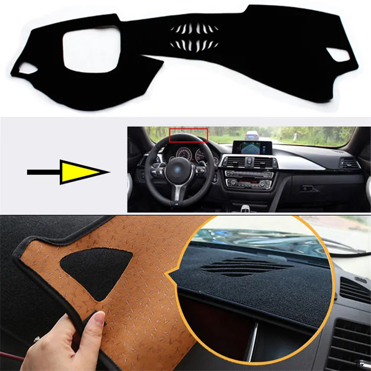 

New Interior Dashboard Carpet Photophobism Protective Pad Mat For BMW 4 Series