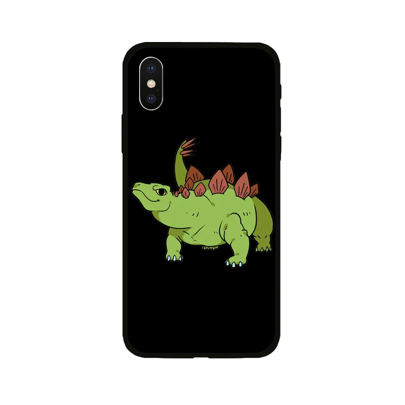Мультяшный чехол для телефона с рисунком в виде животного iphone X 7 8 6 6s Plus
