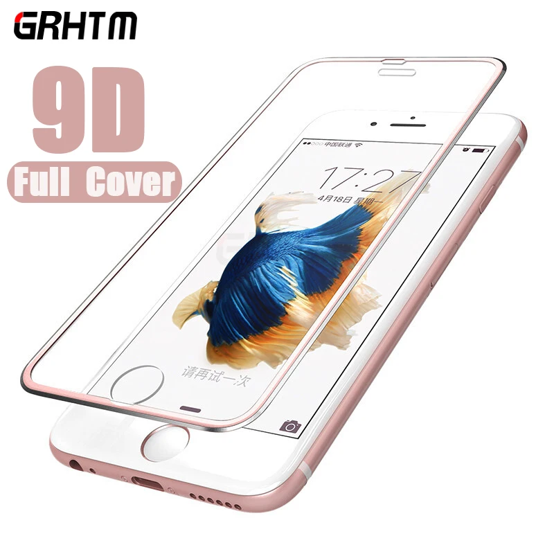 Закалённое защитное стекло 9D из алюминиевого сплава для iPhone 5 5s se 6 6s plus 7 8 X XS Max XR 11