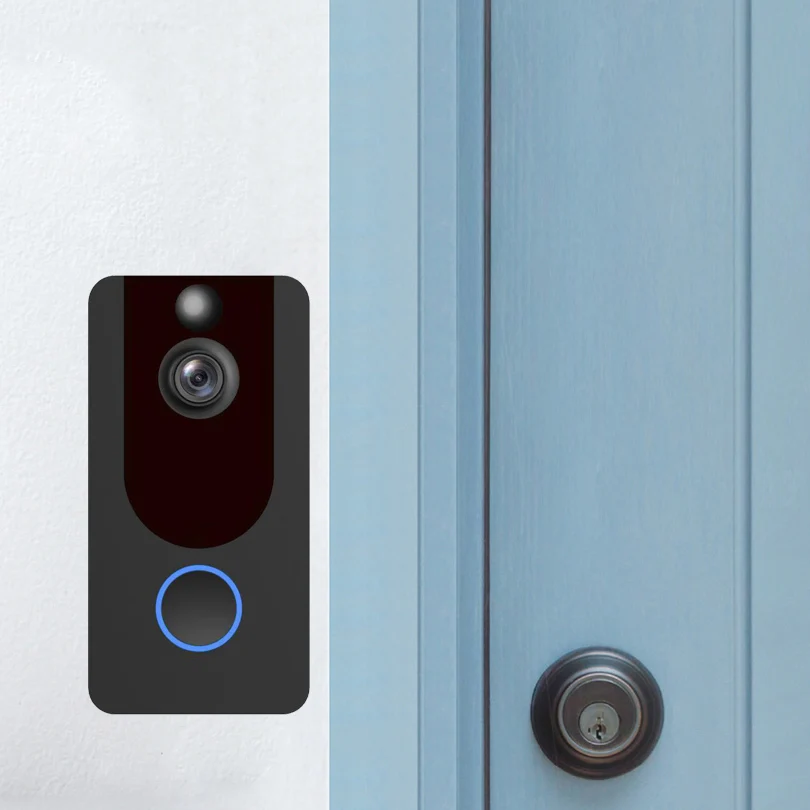 

V7 HD WiFi Real-Time Video Doorbell Wireless Security Camera Automatic induction Video isual Intercom for iOS&Android