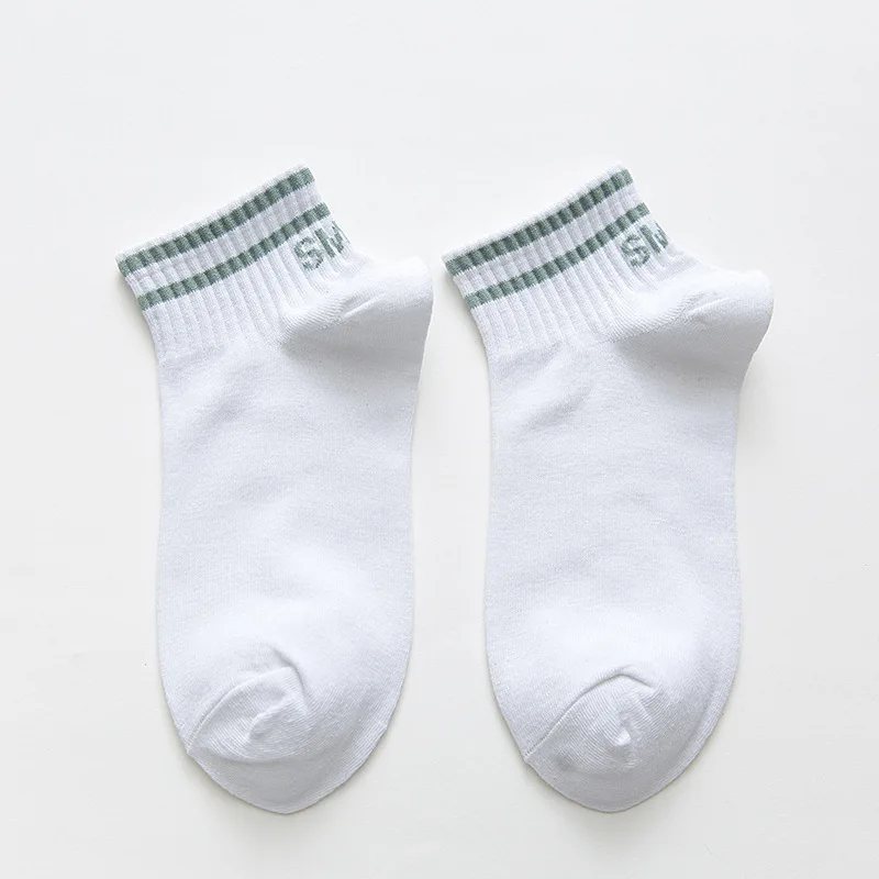 ws177lan Invisible Short Woman Sweat summer comfortable cotton girl women's boat socks ankle low 1pair=2pcs ws177 - Цвет: ws177lan