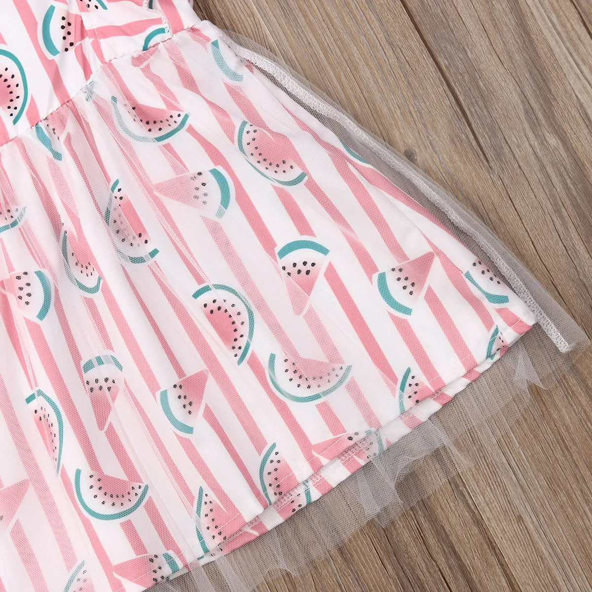 Toddler Baby Girl Lace Dress Sleeveless Watermelon Party Princess Summer Girs Clothes Sundress 1-6Y | Детская одежда и обувь