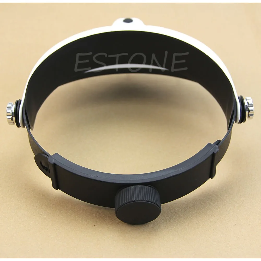 

LED Lamp Light Magnifiers Headband Headset Head Jeweler Magnifier Magnifying Glass Loupe