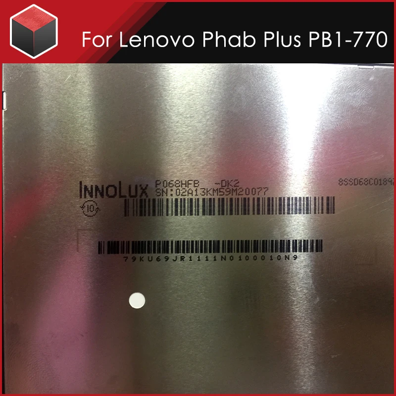 6 8 ''дюймовый ЖК-монитор в сборе для Lenovo Phab Plus PB1-770 PB1-770N Полный ЖК-дисплей +