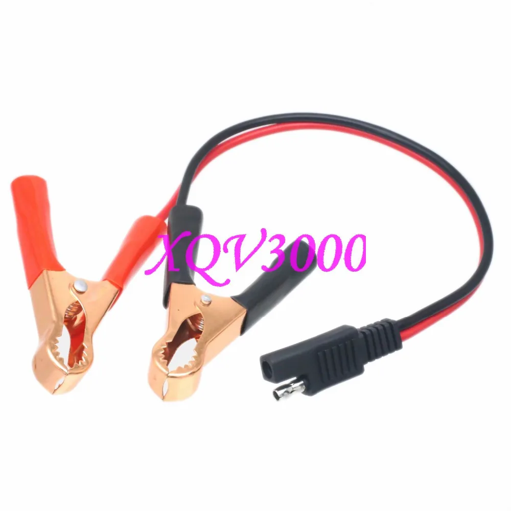 SAE 2-полюсный плоский разъем солнечной панели до 80 мм зажим типа крокодил зажимное