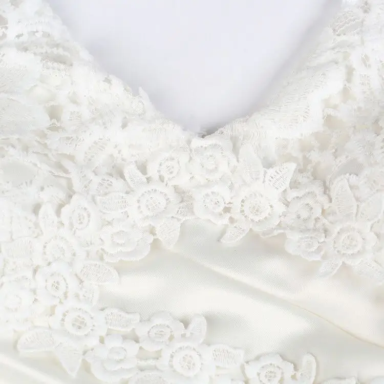 Женское длинное платье без рукавов белое элегантное вечернее платье-туника с